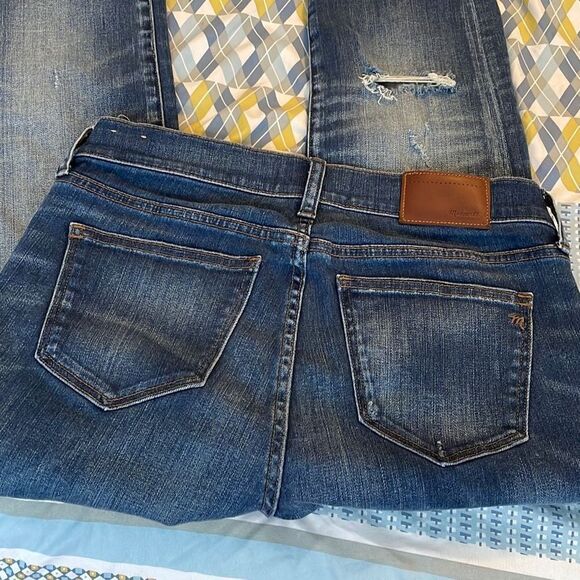 Madewell Alley Straight Denim Jeans 27 - Picture 5 of 7